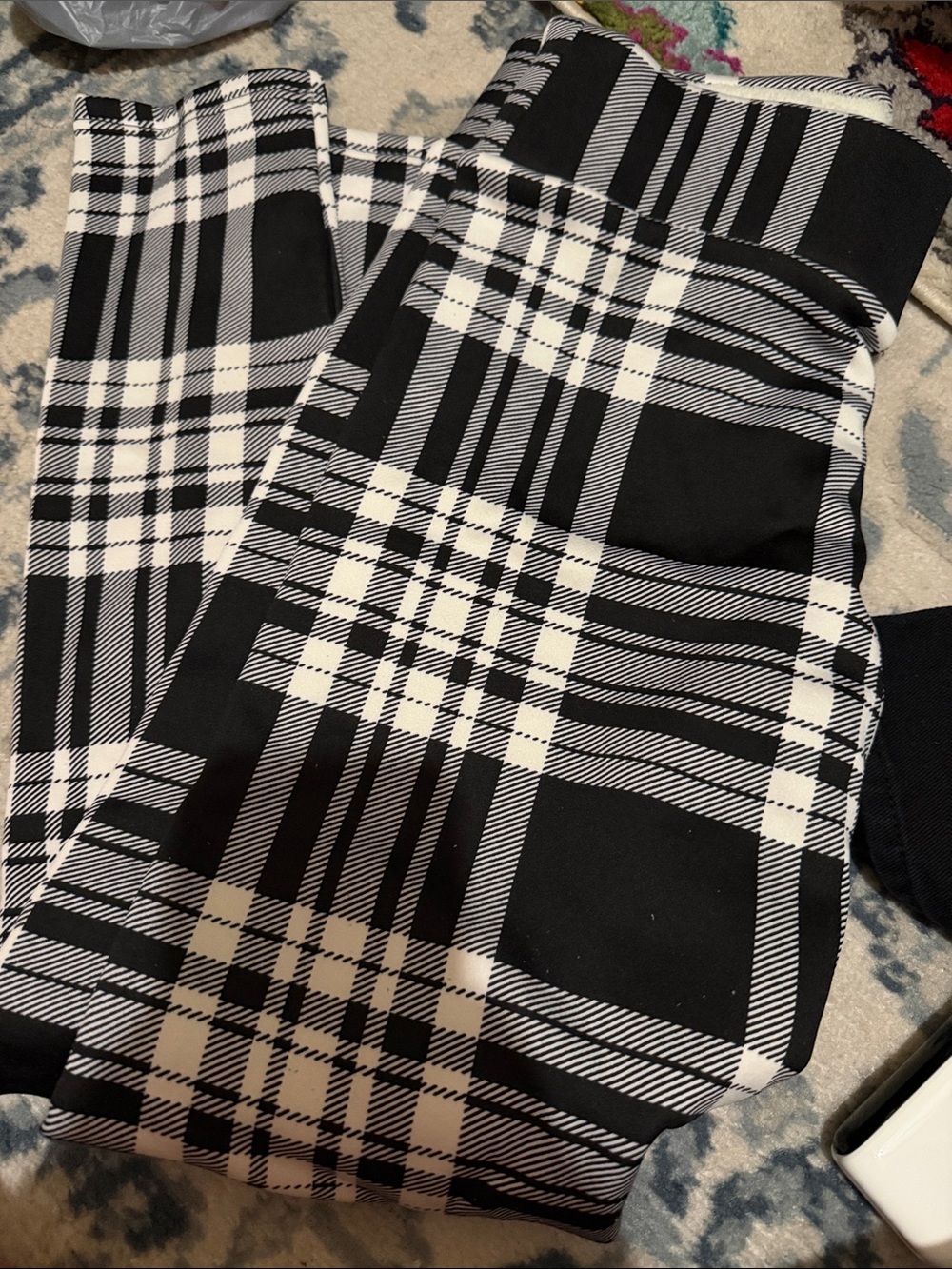 Amazon Black and White Plaid Men’s Pants
